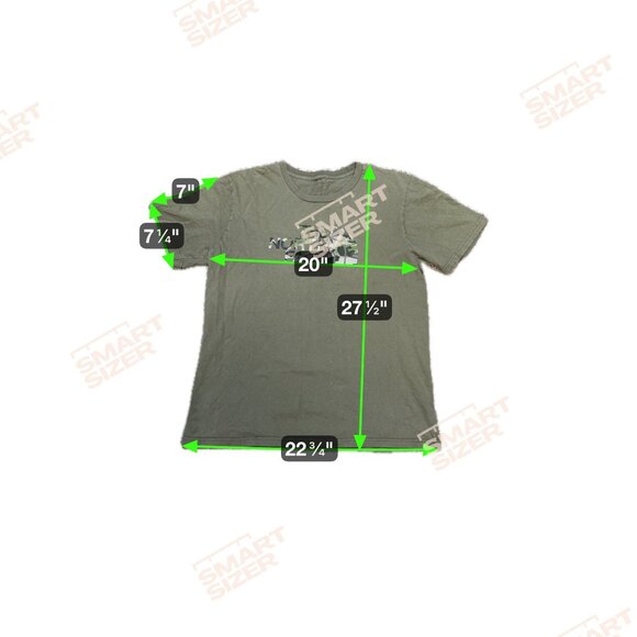 The North Face Olive Green Camo Logo Graphic Tee Shirt Short Sleeve Mens M READ - Picture 5 of 5